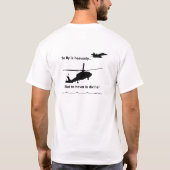 SH-60F helikopter Naval Aviator T-shirt (Achterkant)