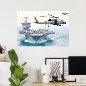 SH-60F OCEAN HAWK POSTER (Thuiskantoor)
