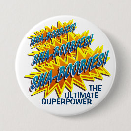 Sha-Boobies! Knoop Ronde Button 7,6 Cm
