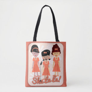Sha La La La Girl Group Cartoon Tote Bag