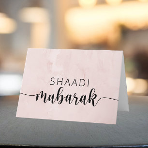 Shaadi Mubarak Islamitische Huwelijksdua Felicitat Kaart