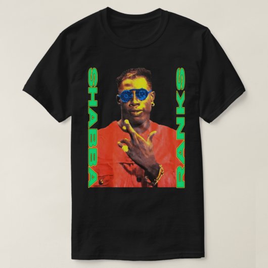 Shabba Ranks  T-shirt (Design voorkant)