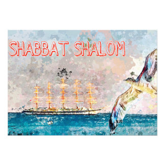 Shabbat à Cannes Foto Afdruk