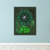 Shabbat - Earth Day Canvas Afdruk (Insitu (Houten vloer))