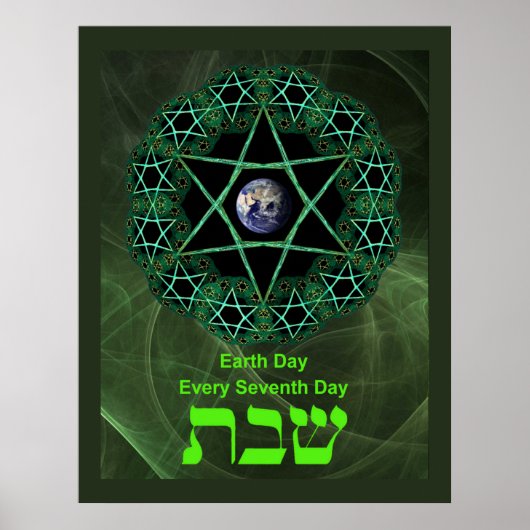 Shabbat - Earth Day Poster (Voorkant)