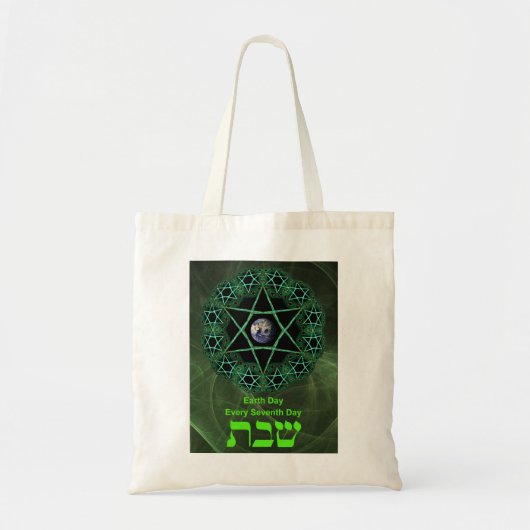 Shabbat - Earth Day Tote Bag (Voorkant)