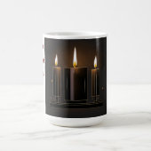 Shabbat Kaarsen Icon-Verlichtende Sterkte' 15-Oz Koffiemok (Center)