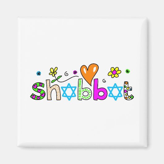 Shabbat Magneet (Voorkant)