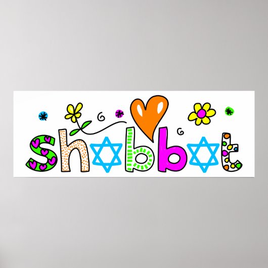 Shabbat Poster (Voorkant)