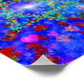 Shabbat shalom bloemen poster (Hoek)