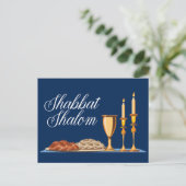 Shabbat Shalom Dîner Juif Invitation (Debout devant)