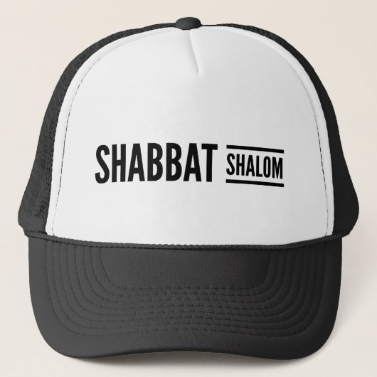 Shabbat Shalom Hebrew Roots  Trucker Pet (Voorkant)