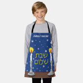 Shabbat Shalom Kaarsen - Klein Schort (Gedragen)