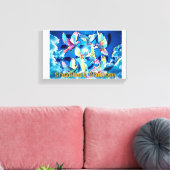 Shabbat Shalom Lekoulam Canvas Afdruk (Insitu (Woonkamer))