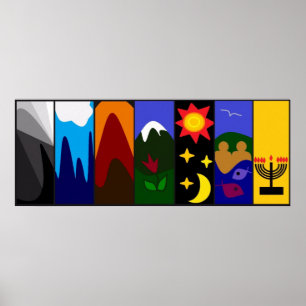 Shabbat Shalom Poster