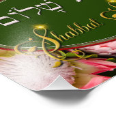 Shabbat Shalom Protea Foto Afdruk (Hoek)