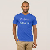 Shabbat Shalom T-shirt (Voorkant volledig)