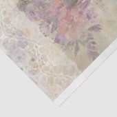 Shabby  Bicycle Key Flowers Lace Butterfly Tissuepapier (Detail)