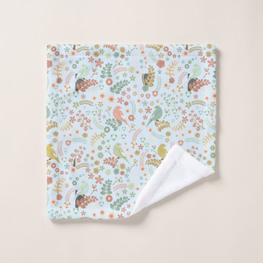 Shabby Birds & Branches Ensemble de serviettes de  (Gant de toilette)