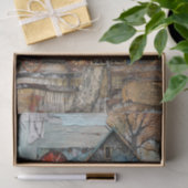 SHABBY BLUE TREINSTATION GEMENGDE MEDIA DECOUPAGE TISSUEPAPIER (Geschenk)