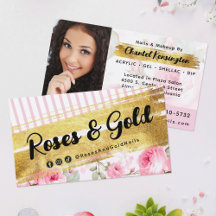 Shabby Blush Waterverf Rozen & Goud Social Foto