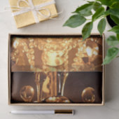 Shabby Chandelier Bling 1-Gold Tissuepapier (Geschenk)