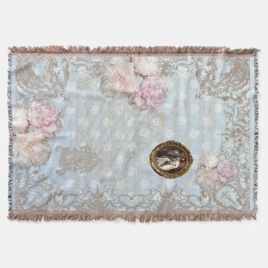 Shabby Chic 2 - Throw Blanket Deken (Voorkant)