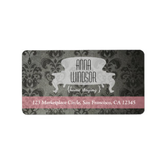 Shabby Chic Adresetiketten Etiket