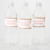 Shabby Chic Anniversaire Bouteille Étiquettes (Bouteilles)