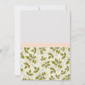 Shabby Chic Anniversaire Tea Party Invitation (Dos)