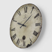 Shabby Chic Antiek wandklok Grote Klok (Hoek)