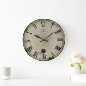 Shabby Chic Antiek wandklok Grote Klok (Huis)