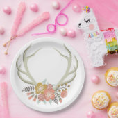 shabby chic antler papieren bordje (Feest)