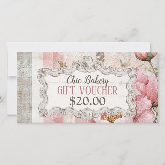 Shabby Chic Bakery  Cadeaubon (Voorkant)