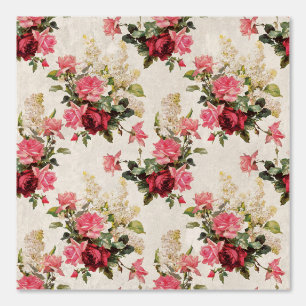 Shabby Chic Beige Antiek  Rozen & Bloemen Behang