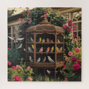 Shabby Chic Birdcage Puzzle