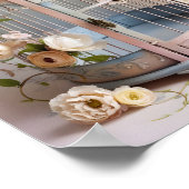 Shabby Chic Birdcage Wall Art Poster (Hoek)