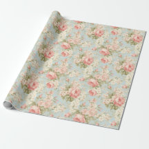 Shabby Chic  Bloemen Victoriaans Roze Rozen