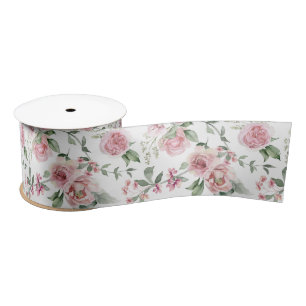 Shabby Chic Blush Pink Roses Eucalyptus Greenery Lint
