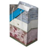 Shabby Chic Bois Moyen Sac Cadeau (Dos Angle)