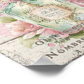 Shabby Chic Bouteille De Parfum Poster De Script F (Coin)