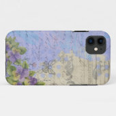  Shabby Chic Bright Paris Floral Design Case-Mate iPhone Case (Achterkant (horizontaal))