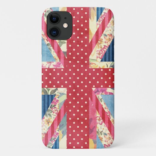 Shabby Chic | Britse vlag Case-Mate iPhone Case (Achterkant)