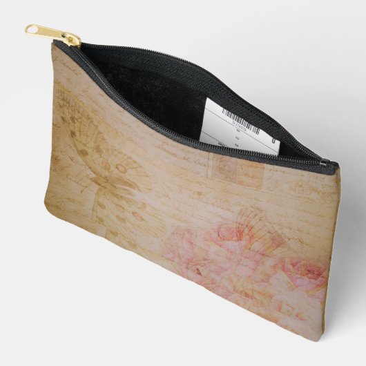  Shabby Chic Butterfly Antiek Script Etui (Open)