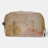  Shabby Chic Butterfly Antiek Script Toilettasje (Voorkant)