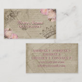 Shabby Chic - Carte de visite (Devant / Derrière)