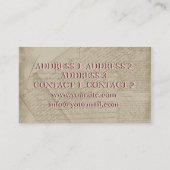 Shabby Chic - Carte de visite (Dos)