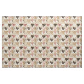 Shabby Chic Collage Hearts Stof (Fat Quarter)