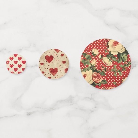 shabby chic confetti (Achterkanten)