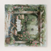 Shabby Chic Cottage Garden Puzzle (Horizontal)